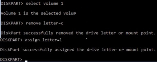 Remove drive letter and assign drive letter in volume on Hyper-V virtual machine